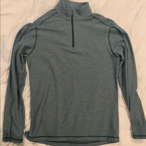 Lululemon 1/2 Zip lightweight running jacket blue